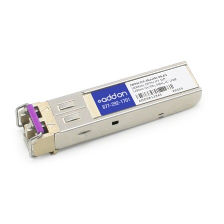 Add-On Addon Cisco Cwdm-Sfp-49U-Hd1-80 Compatible Taa Compliant CWDM-SFP-49U-HD1-80-AO